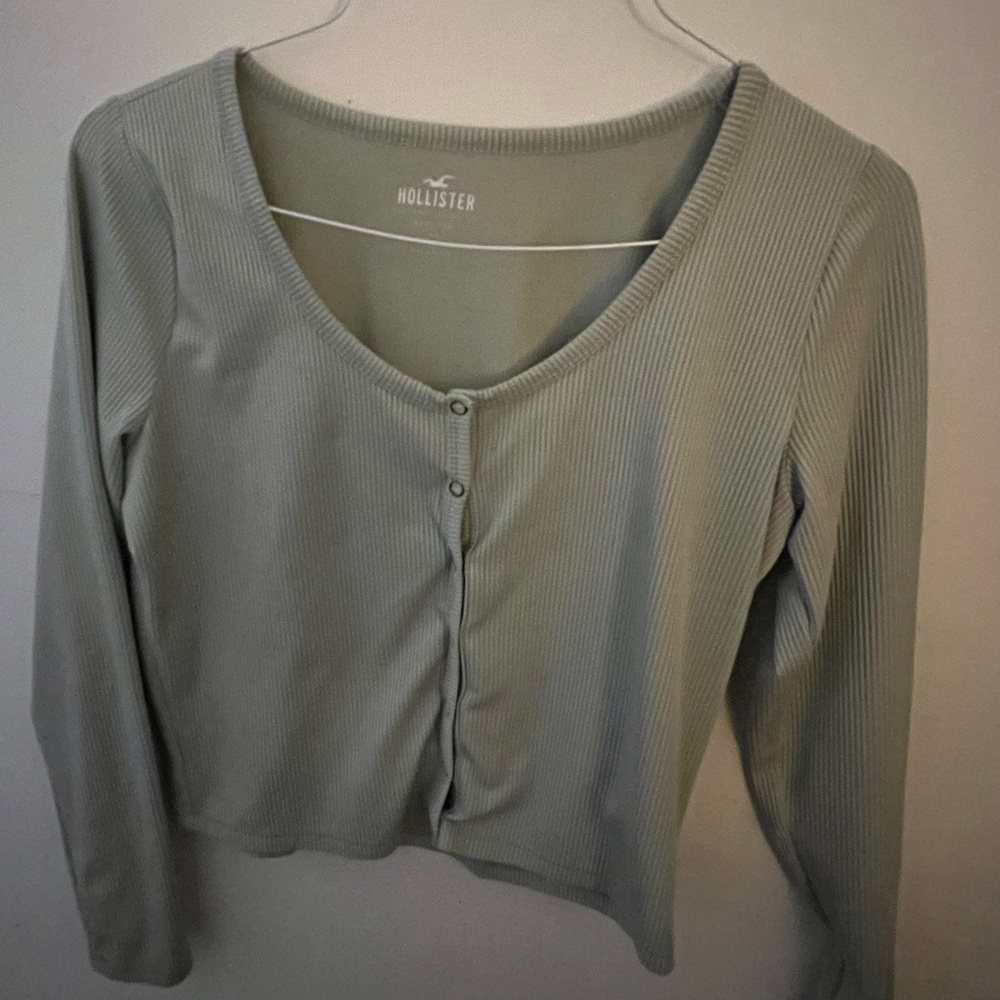 Button up crop top
